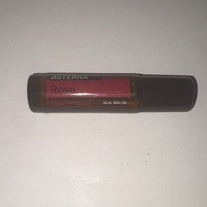 Doterra Rose Roll-On Lip & Perfume Oil — Pink Label with Black Cap